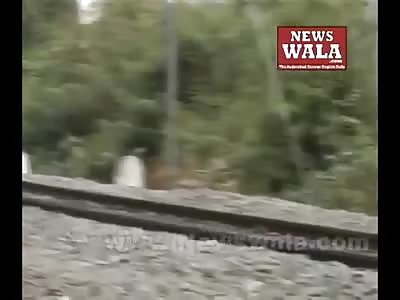 Train Drifts Over a Dead Boy 