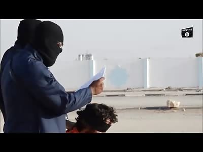 Fucking Cowards From Hell - New Pistol Execution By ISIS.