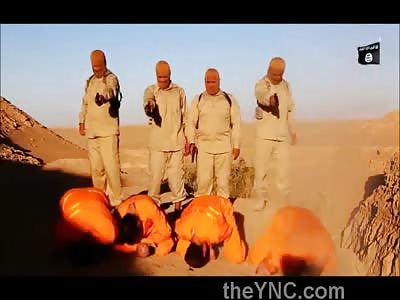 New Pistol Execution of 4 Men Murdered by ISIS Thugs