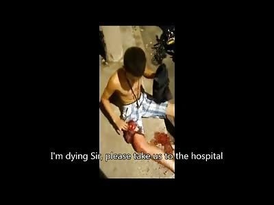 2 Kids Shot in the Leg..Police Officer Putting the Fear of God into Them (YNC Exclusive Subtitles Added) 