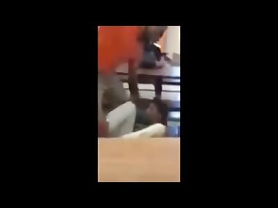 Short Video of Boy getting a Brutal in School 