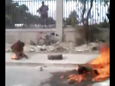 SHOCKING Video Shows 2 Homosexual Men Beaten Then Set on Fire by Mob in Haiti 