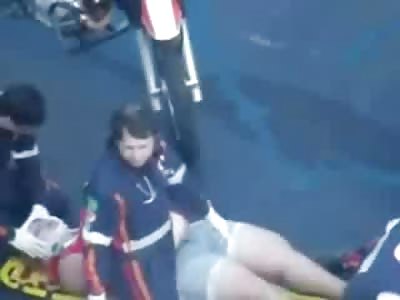 Paramedics Can't Figure out How to Get an Obese Woman in the Ambulance`