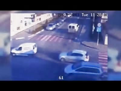 Woman Intentionally Stands Right in Front of Truck gets Ran Over (Aftermath Footage Included)