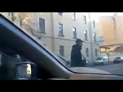 Road Rage in Russia sometimes Involves a Gun