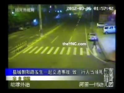 Sexy Asian Girl in High Leather Boots is Killed in BRUTAL Hit and Run (Watch Video of Aftermath of Dead Girl )