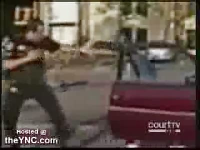 Cop Gets His Ass Kicked By Maniac