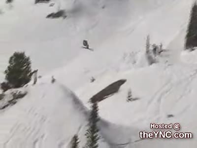 Guy Breaks Both his Ankles Attempting a Ski Jump