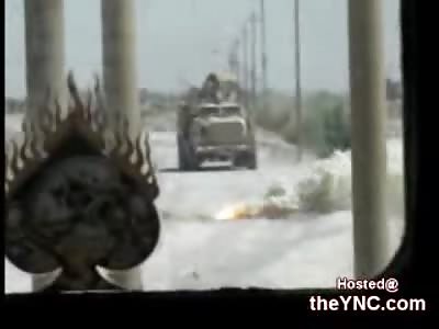 IED Goes Off As US Soldier Approaches It