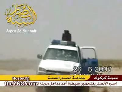 Fatal Ambush of Iraqi Police Truck