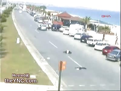 CCTV captures Elderly Man Fatally Struck by a Car