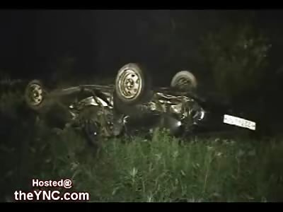 Man Ejected from his Vehicle lies Dead in a Field
