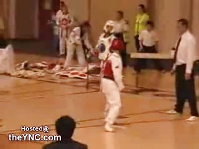 Devestating Spin Kick stops a Kid on Impact