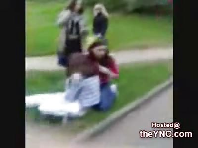Pissed off Boyfriend Chokes and Beats his Girl and her Friends