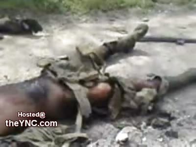 Taliban leave Dead Pakistani Everywhere after an Ambush 