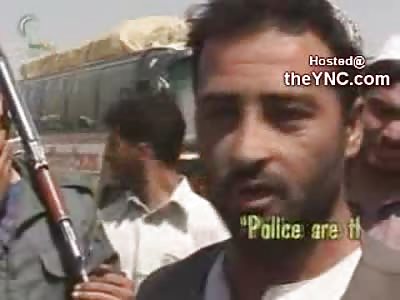 Guy says the Wrong Thing in front of a Cop during a Live Interview