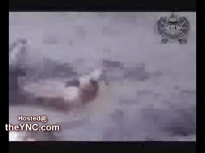 Taliban Ambush Footage shows Firing Bullets into Burning Bodies