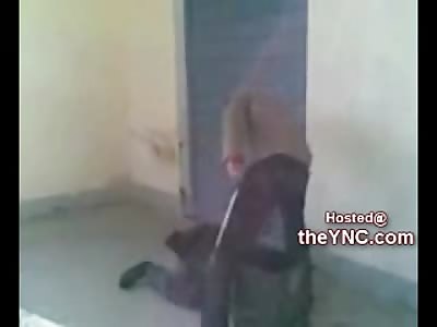 Drunk Man Attempting to Break into Russian Apartment is Beaten Unconscious