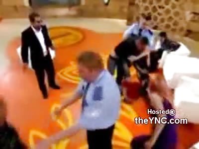 A Typical Russian Talk Show Involves Fight on Live TV (Females Fight at the End)