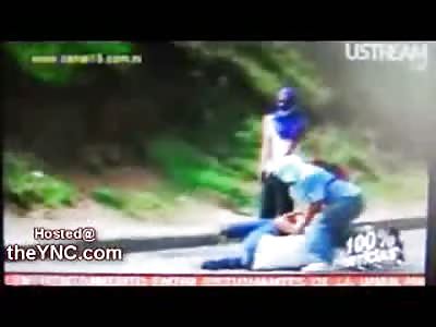 Violent Teens in Nicaragua Beat a Man to Near Death in Front of TV Cameras