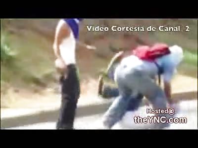 Gang of Thugs in Domincan Republic Beat Kids Ass Badly
