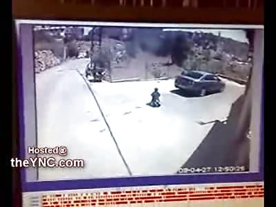 Kid on his Tricycle Run Over by the Dumb Neighbor