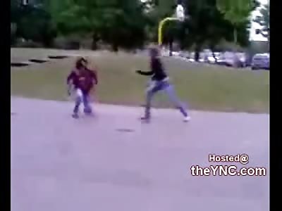 Girl Smashes Bottle in Girls Face to End Fight....Cell Phone Video