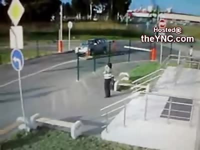 Schoolgirl Almost Killed by Delirious Female Driver