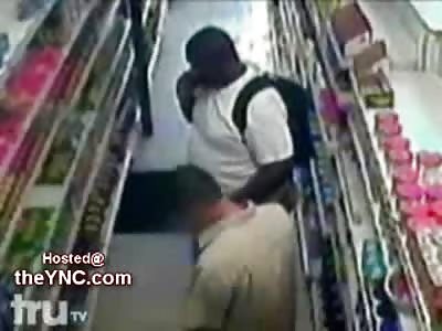 Lawless Fat Thug Beats Innocent Store Clerk to Near Death...
