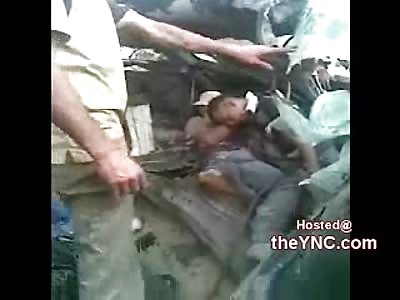 Arab Dudes Crushed in a Car like Sardines