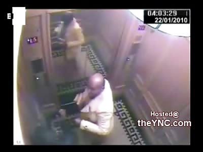 Saudi Prince Beats one of his Underlings in an Elevator
