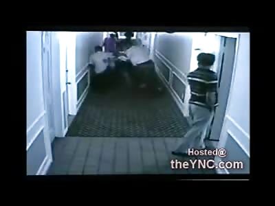 Crazy: Man Brutally Beaten in Detroit Motel...Cleaning Crew Walks right by Him