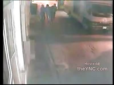 Dispute Leads to Stabbing Caught on CCTV