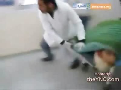 Protestor in Libya Blown in 2 Pieces in Hospital