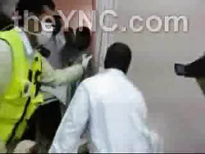 Shocking Video shows Doctor carrying Brainless Man into Hospital