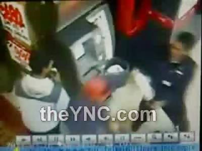Psycho Shoppers Stab Guard and Quick Stab another Guard at end of Video (Watch all the way to End for Second Stabbing)