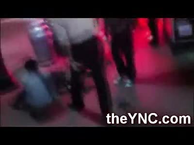 Crazy SOB Knocks out a Girl and her Boyfriend (Watch Slow Motin at End)