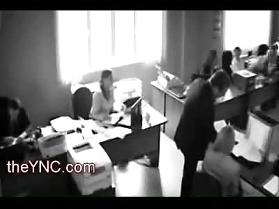 Female Jumps to Her Death from Office