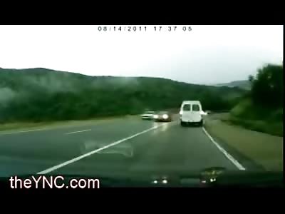 Father and Son Brutal Ejection from Head On Collision (Watch Sow Motion)