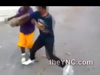 WTF: Punjabi Kid Beats the Shit out of Black Kid.....Kids Watching Can't Believe their Eyes