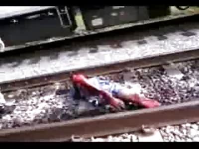 Help!! Man hit by a Train Begging Police for HELP