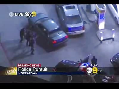 Police Chase Ends in Fatal Shooting of Suspect... Car Shot Hundreds of Times
