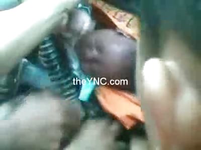 SHOCK Video: 2 Month Old Baby Stuck inside the Motor and Wheel of a Motorcycle