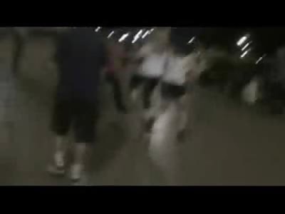 Angry Awkward Girls Attack a Group of Non Violent Skaters