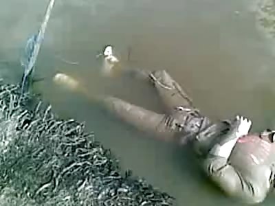 Man Found Floating in River Bloated and F'd Up