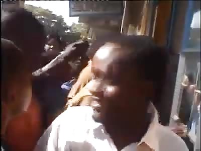 Dude in Kenya Gets Caught and Stuck in another Mans Wife