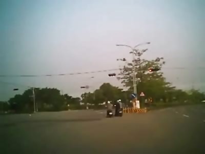 OMG: 2 Females on a Scooter Ride........