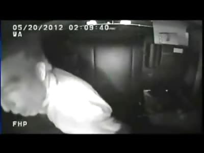 Insane Doctor in Florida Goes Berserk inside Police Car
