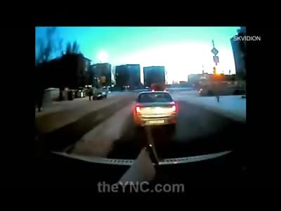 Girl in Red that doesn't Look both ways is Fatally Struck By Speeding Vehicle
