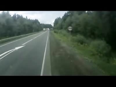 Crash and Burn..Fatal Accident caught on Cameras on the Highway